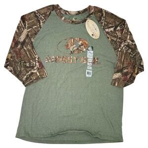 New w/ Tags | Men's XL Mossy Oak Camo Sleeve T-Shirt | Outdoor, Hunting, Casual